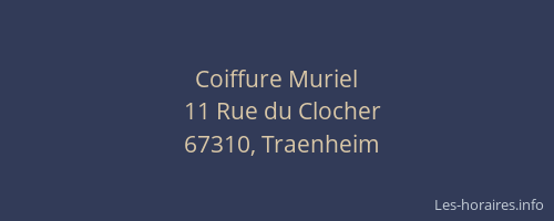 Coiffure Muriel