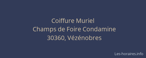 Coiffure Muriel