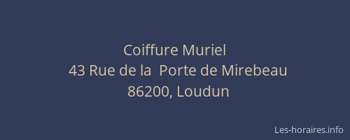 Coiffure Muriel