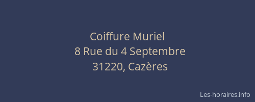 Coiffure Muriel