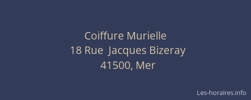 Coiffure Murielle