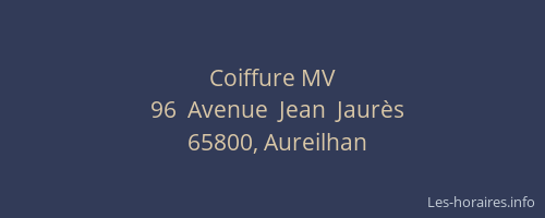 Coiffure MV
