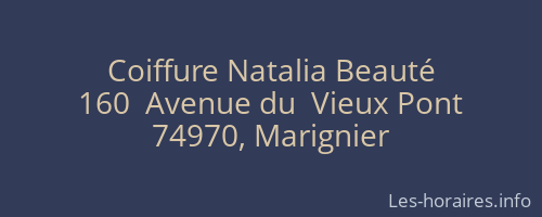 Coiffure Natalia Beauté