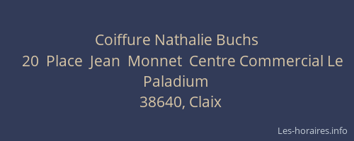 Coiffure Nathalie Buchs