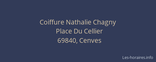 Coiffure Nathalie Chagny