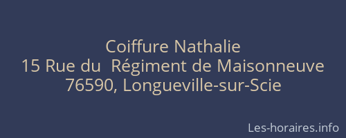 Coiffure Nathalie