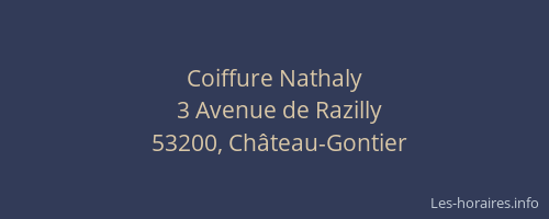 Coiffure Nathaly