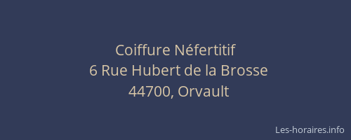 Coiffure Néfertitif
