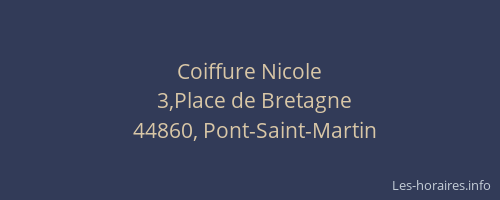 Coiffure Nicole