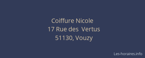 Coiffure Nicole