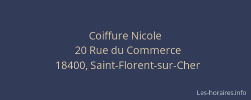 Coiffure Nicole