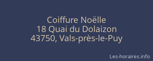 Coiffure Noëlle