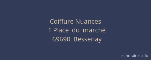Coiffure Nuances