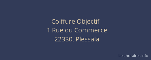 Coiffure Objectif