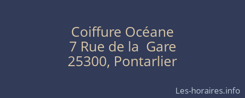 Coiffure Océane