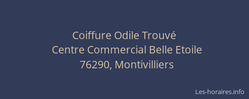 Coiffure Odile Trouvé
