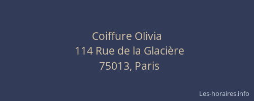 Coiffure Olivia