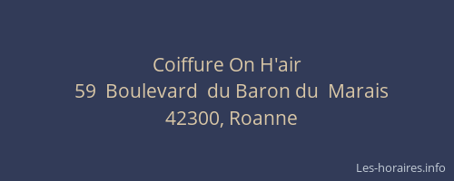 Coiffure On H'air