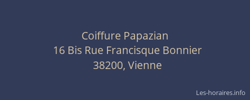 Coiffure Papazian