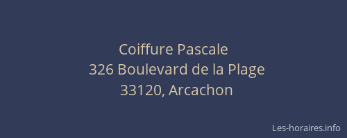 Coiffure Pascale