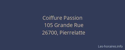 Coiffure Passion