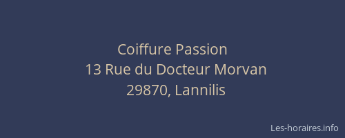 Coiffure Passion