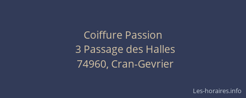 Coiffure Passion