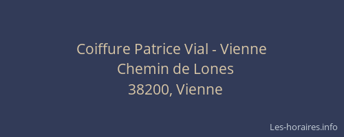 Coiffure Patrice Vial - Vienne