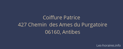 Coiffure Patrice