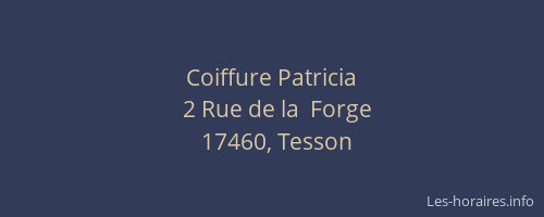 Coiffure Patricia