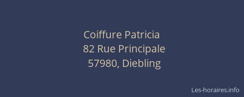 Coiffure Patricia