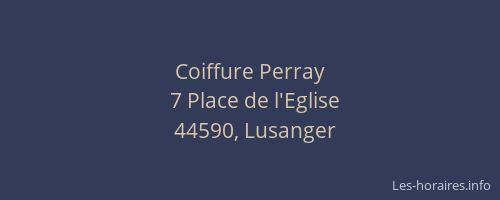 Coiffure Perray