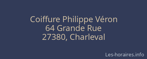 Coiffure Philippe Véron