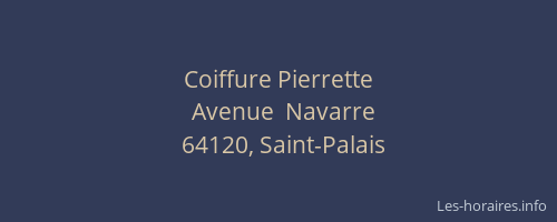 Coiffure Pierrette