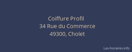 Coiffure Profil