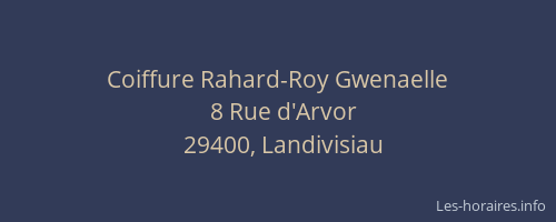 Coiffure Rahard-Roy Gwenaelle