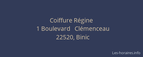 Coiffure R&eacute;gine