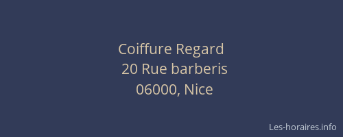 Coiffure Regard