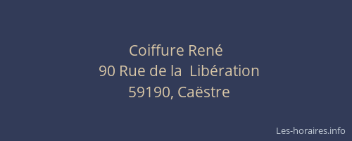 Coiffure René