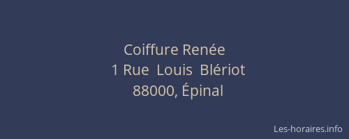 Coiffure Renée