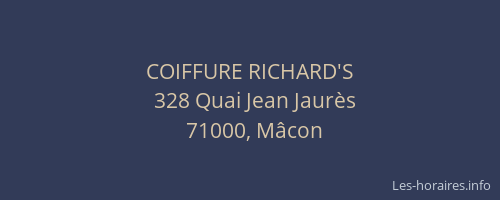COIFFURE RICHARD'S