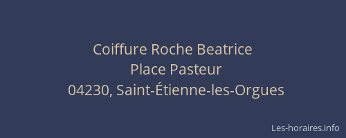 Coiffure Roche Beatrice