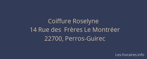 Coiffure Roselyne