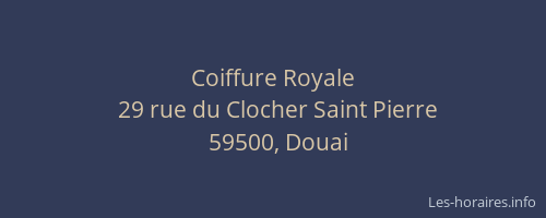 Coiffure Royale