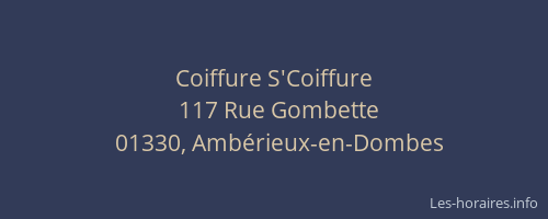 Coiffure S'Coiffure