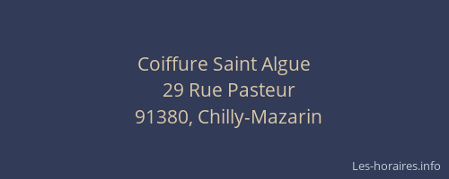 Coiffure Saint Algue