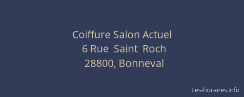 Coiffure Salon Actuel