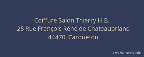 Coiffure Salon Thierry H.B.