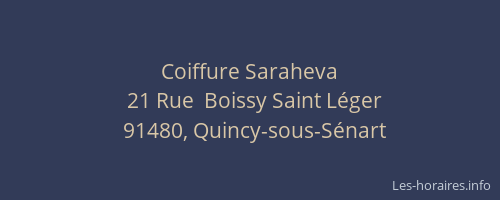 Coiffure Saraheva