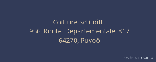 Coiffure Sd Coiff